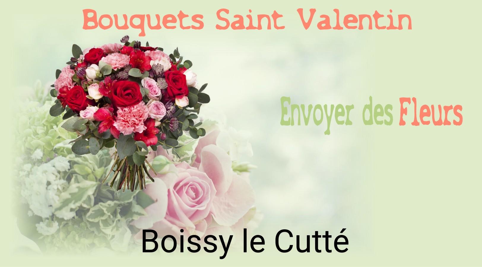Roses de Saint-Valentin livrées à Boissy-le-Cutté
